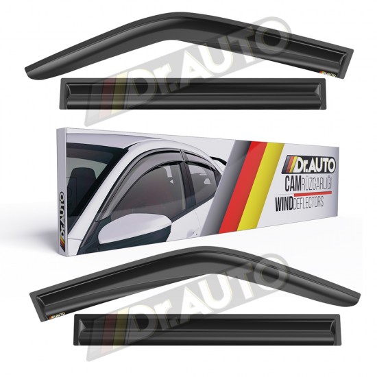 Mitsubishi L200  2000-2006  Cam Rüzgarlığı 4lü