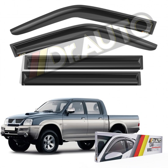 Mitsubishi L200  2000-2006  Cam Rüzgarlığı 4lü