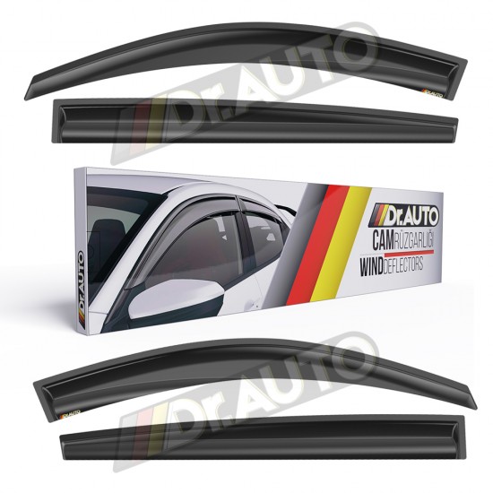 Mitsubishi L200 2006-2015  Cam Rüzgarlığı 4lü