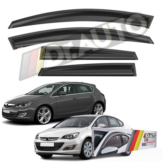 Opel Astra J 2010-2021 HB Cam Rüzgarlığı 4lü