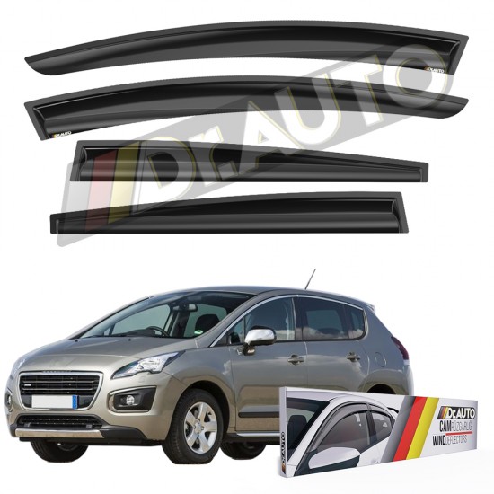 Peugeot 3008 2009-2016 Arası Cam Rüzgarlığı 4lü