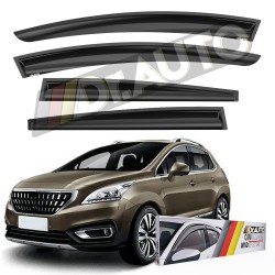 Peugeot 3008 2009-2016 Arası Cam Rüzgarlığı 4lü
