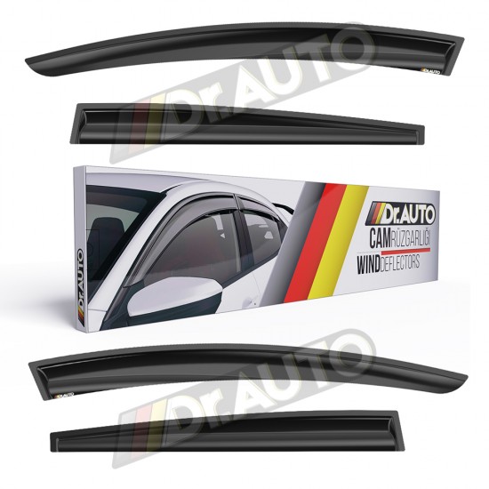 Peugeot 3008 2009-2016 Arası Cam Rüzgarlığı 4lü