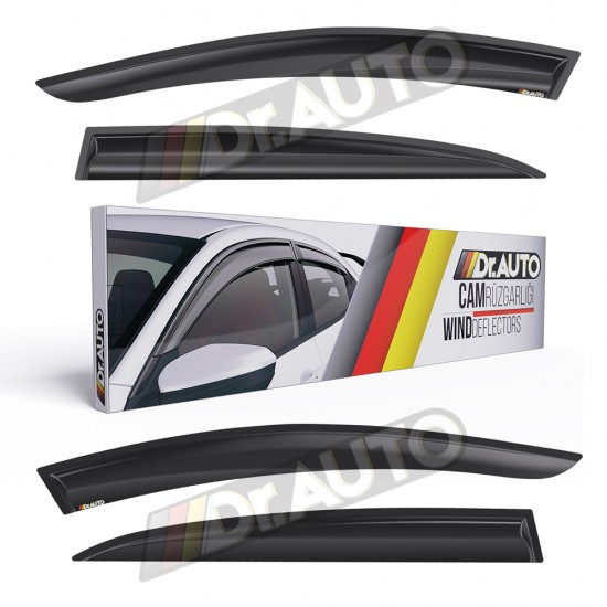 Peugeot 407 2004-2011 Cam Rüzgarlığı 4lü