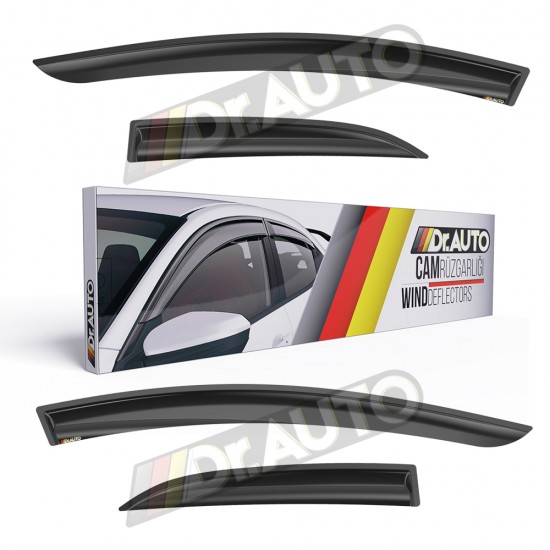 Toyota Yaris 2020 ve Sonrası Cam Rüzgarlığı 4lü