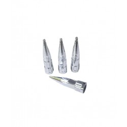 Sibop Kapağı Sivri Krom Kaplama 4'lü Set