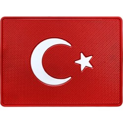 Türk Bayrağı Logolu Kaydırmaz Torpido Ped