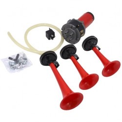 Havalı Korna 3 Borulu Plastik (Dali Dali) 12v 