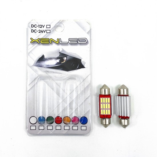 Xenled Sofit Led Beyaz 36mm 12 Volt - 24 Volt Uyumlu Canbus Soğutuculu