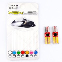 Xenled T10 Turuncu 24 Ledli 12 Volt Canbus