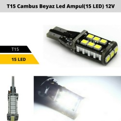 Xenled T15 Beyaz 15 Ledli Canbus 12Volt 