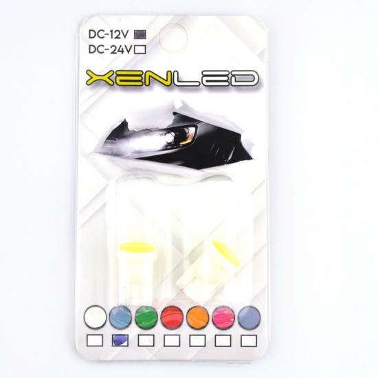 Xenled T10 Buz Mavi Cob Led 12 Volt