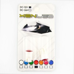 Xenled T10 Kırmızı Cob Led 12 Volt