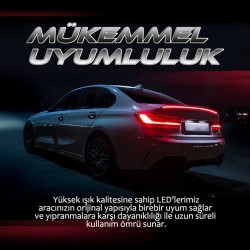 Bagaj Üstü Spoiler Neon Led Işıklı Karbon Üniversal Spoyler Bagaj Üstü Spoiler Neon Led Işıklı Karbon Üniversal Spoyler