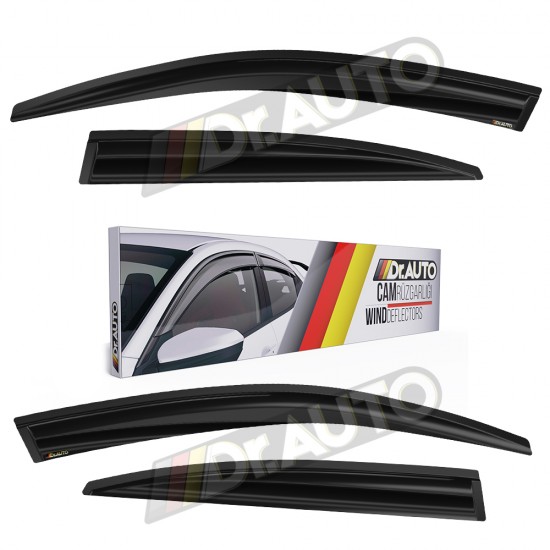 Audi A4 2008-2015 Arası Cam Rüzgarlığı 4lü