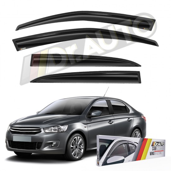 Citroen C-Elysee Cam Rüzgarlığı 4lü