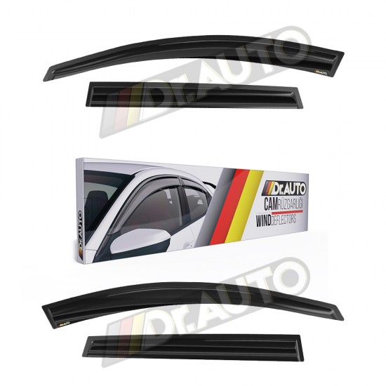 Dacia Duster 2010-2016 Arası Cam Rüzgarlığı 4lü