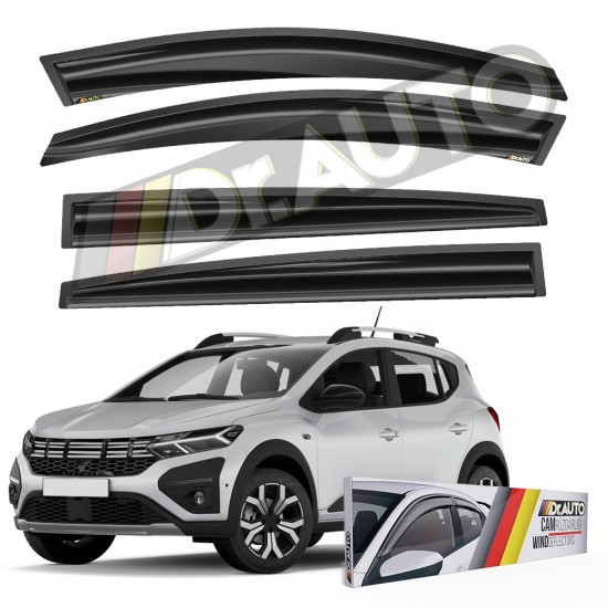 Dacia Sandero Stepway 2021 ve Sonrası Cam Rüzgarlığı 4lü