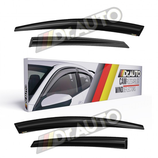 Ford Focus 3 Hb Sd 2012-2018 Arası Cam Rüzgarlığı 4lü