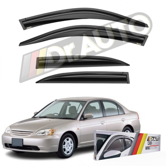 Honda Civic 2001-2006 Arası Cam Rüzgarlığı 4 lü