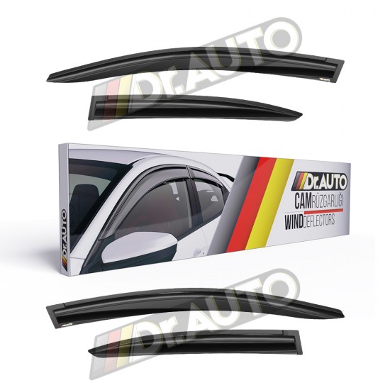 Honda Civic FB7 2012-2016 Arası Cam Rüzgarlığı 4lü