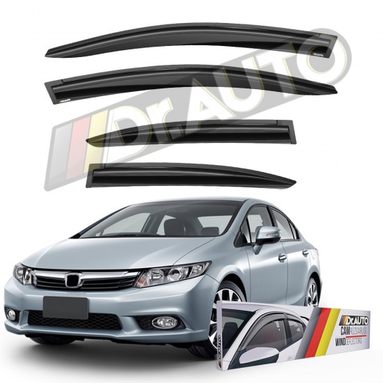 Honda Civic FB7 2012-2016 Arası Cam Rüzgarlığı 4lü