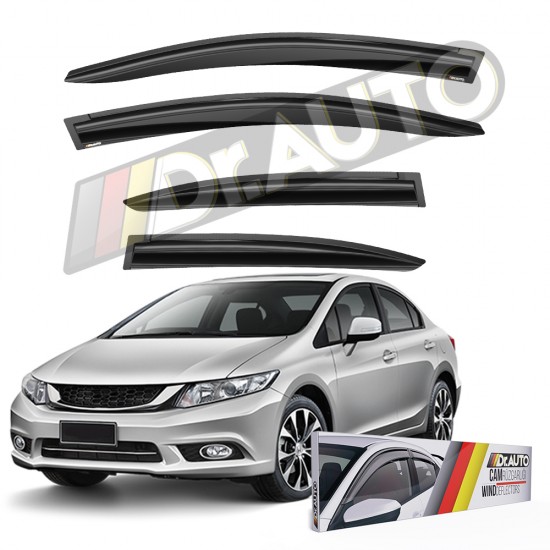 Honda Civic FB7 2012-2016 Arası Cam Rüzgarlığı 4lü