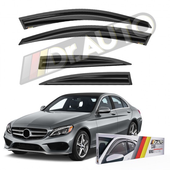 Mercedes C Serisi W205 Kasa 2014 ve Sonrası Cam Rüzgarlığı 4lü