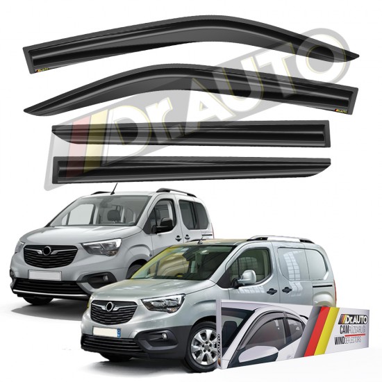 Opel Combo 2019 ve Sonrası Cam Rüzgarlığı 4lü