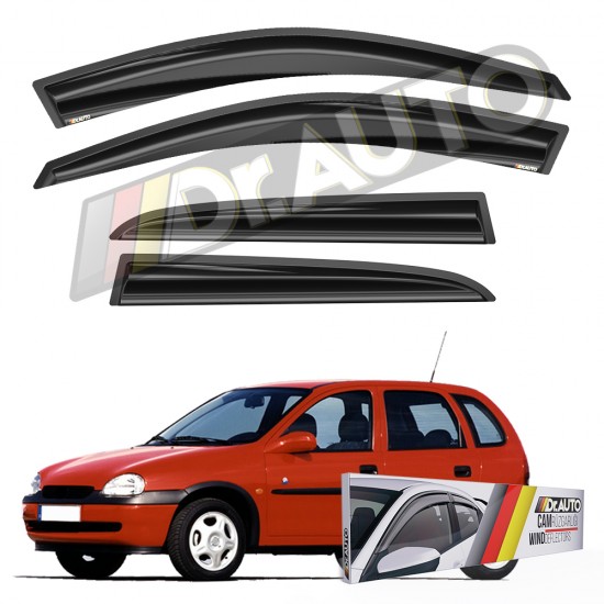 Opel Corsa B 1993-2000 Cam Rüzgarlığı 4lü
