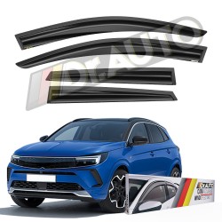 Opel Grandland X 2017 ve Sonrası Cam Rüzgarlığı 4lü