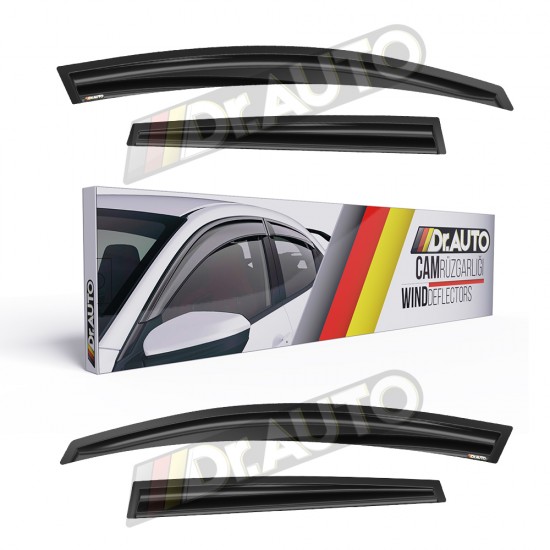 Renault Clio 4 2012-2019 Cam Rüzgarlığı 4lü