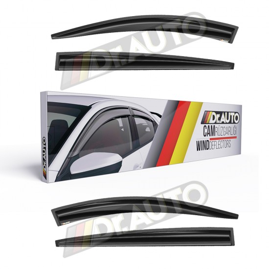 Renault Megane 3 2009-2015 HB Cam Rüzgarlığı 4lü