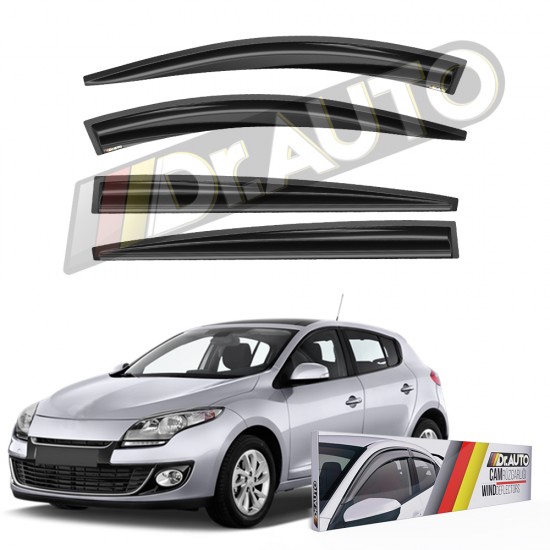 Renault Megane 3 2009-2015 HB Cam Rüzgarlığı 4lü