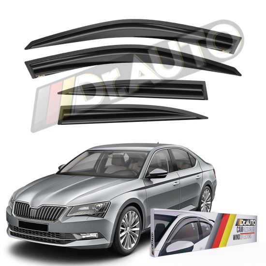 Skoda SuperB 2015-2020 Cam Rüzgarlığı 4lü