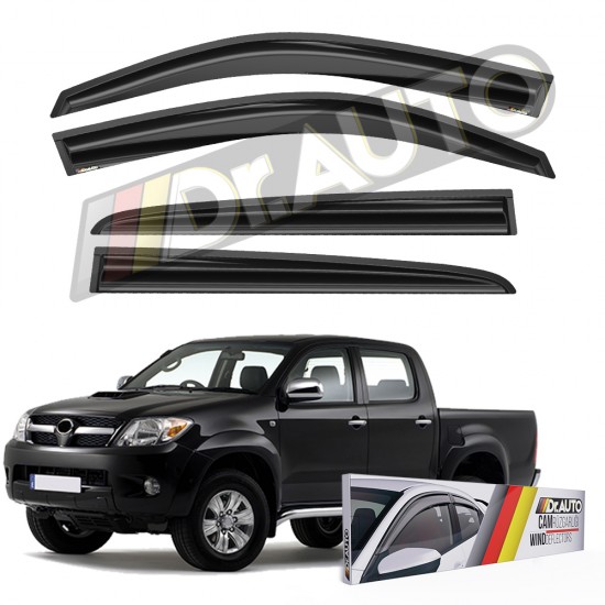 Toyota Hilux 2004-2015 Arası Cam Rüzgarlığı 4lü