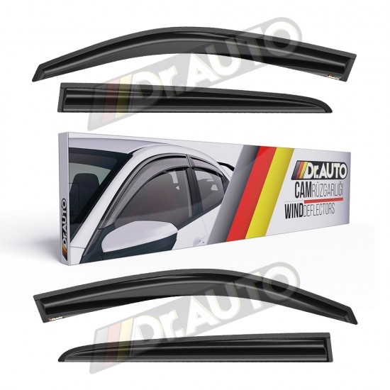 Toyota Hilux 2004-2015 Arası Cam Rüzgarlığı 4lü