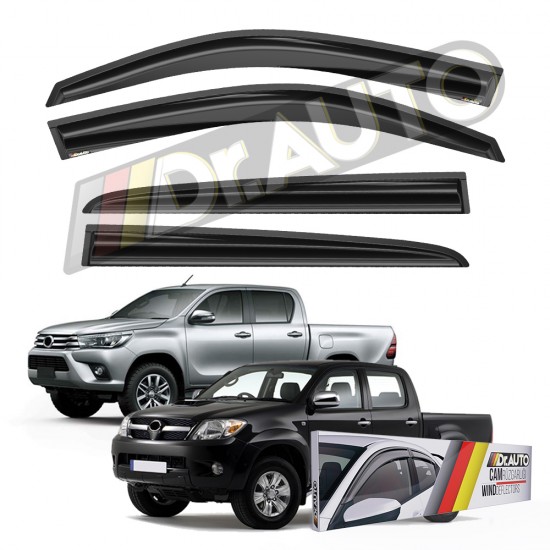Toyota Hilux 2004-2015 Arası Cam Rüzgarlığı 4lü
