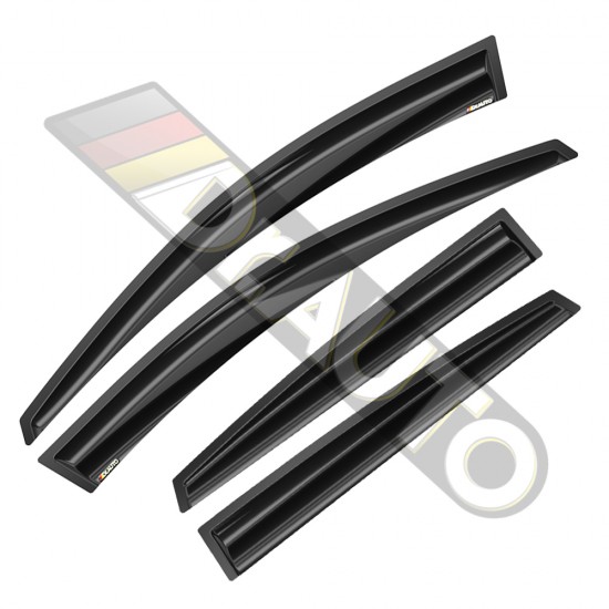 Volkswagen Polo 2010-2017 Cam Rüzgarlığı 4lü