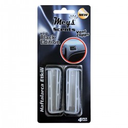 Klips Havalandırma Petek Kokusu Mix Flower Siyah