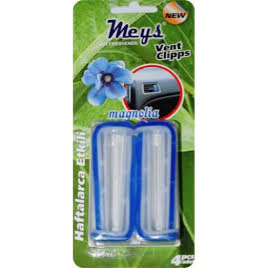 Klips Havalandırma Petek Kokusu Magnolia Mavi