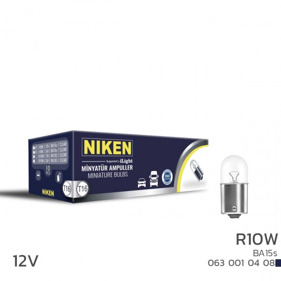 Nıken 12v 67 Ampul (R10w) Ba15s 10lu