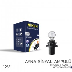 Nıken 12v Hpc16w Ayna Sinyal Ampulü (Pu20d-1)