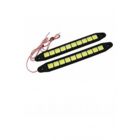 Gündüz Farı Beyaz Kare Model 17 Cm Cob Led