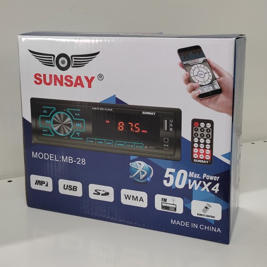 Sunsay Oto Teyp Çift Usb Mb-24