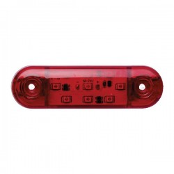 9 Ledli Parmak Led Oval 12-24 v Kırmızı	
