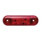 9 Ledli Parmak Led Oval 12-24 v Kırmızı