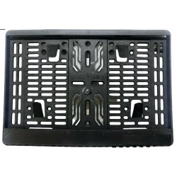 Motor Plaka Altlığı Plastik Siyah