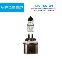 H27 12v 27w Düz Soketli Halogen Far Ampülü