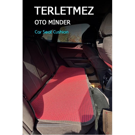 Terletmez Oto Minder Kolay Montaj 1 Adet 3'lü 2 Adet Tekli Kırmızı-Siyah